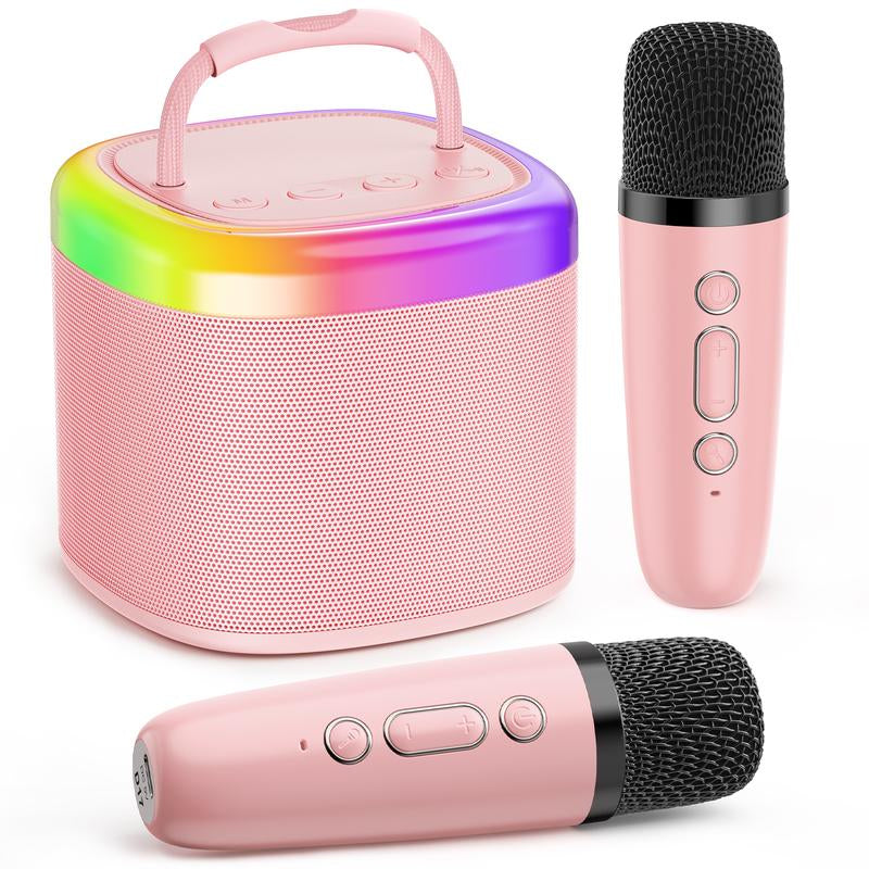 【100% Original】Jyx D17 Mini Karaoke Bluetooth Speaker|Powerful Bass|Premium Microphone Set|Portable KTV System