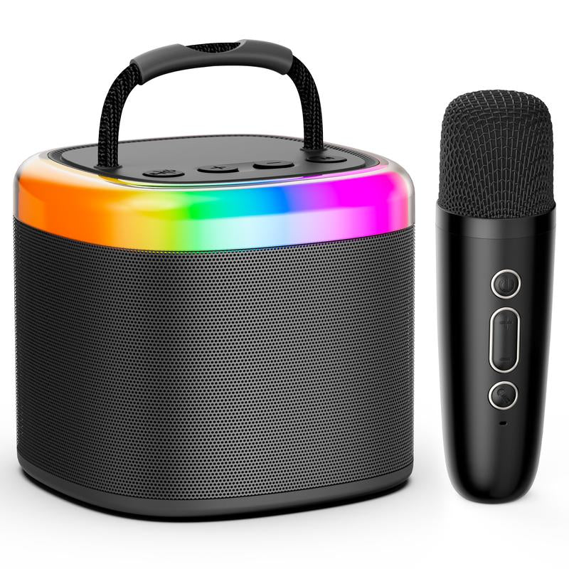 【100% Original】Jyx D17 Mini Karaoke Bluetooth Speaker｜Powerful Bass｜Premium Microphone Set｜Portable KTV System
