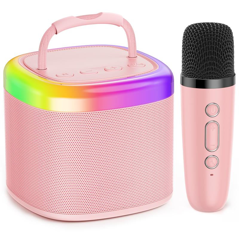 【100% Original】Jyx D17 Mini Karaoke Bluetooth Speaker｜Powerful Bass｜Premium Microphone Set｜Portable KTV System