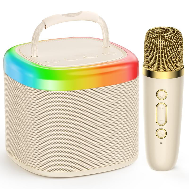 【100% Original】Jyx D17 Mini Karaoke Bluetooth Speaker｜Powerful Bass｜Premium Microphone Set｜Portable KTV System