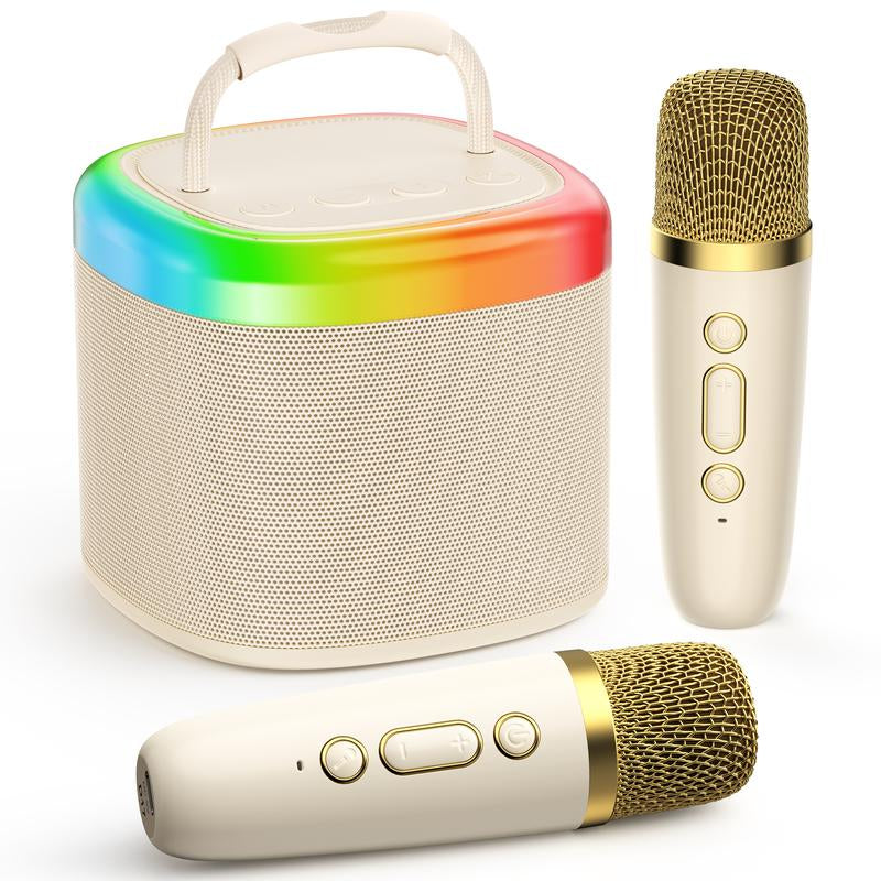 【100% Original】Jyx D17 Mini Karaoke Bluetooth Speaker｜Powerful Bass｜Premium Microphone Set｜Portable KTV System